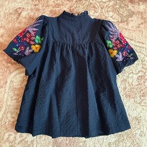 NWT UMGEE EMBROIDERED BLOUSE SIZE L